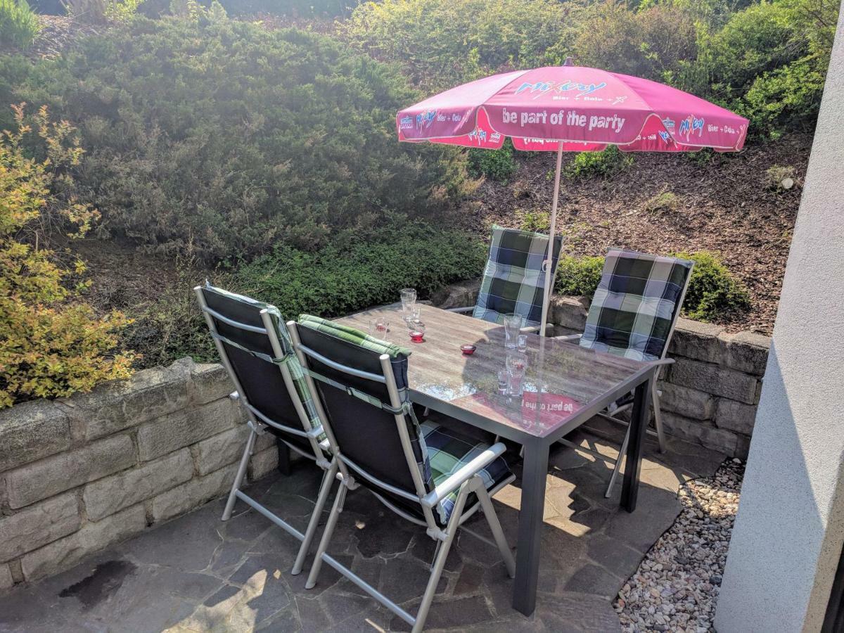 Ferienwohnung Mit Terrasse Grimma Bagian luar foto